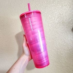Starbucks Pink Barbie Swirl Venti Tumbler